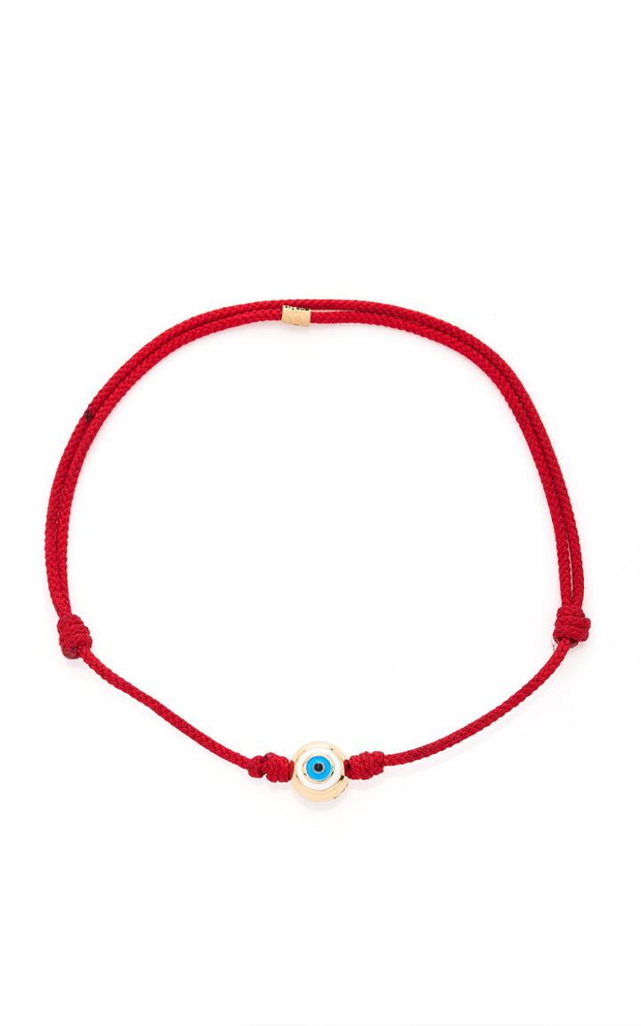 Moda Operandi Luis Morais 14k Yellow Gold Evil Eye Bracelet