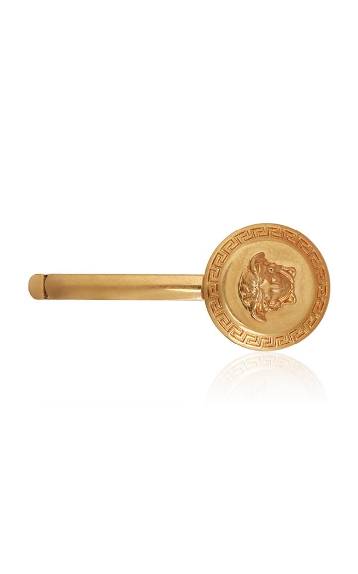 Versace Gold-tone Hair Slide