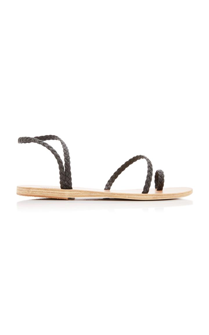 Ancient Greek Sandals Eleftheria Braided Leather Sandals Size: 36