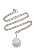 Moda Operandi Arman Sarkisyan Aquamarine And Diamond Locket Necklace