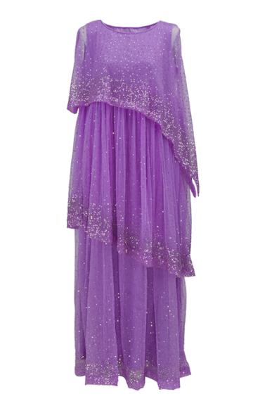 Bthaina Asymmetrical Tiered Caftan