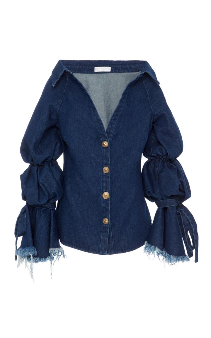 Caroline Constas Rigid Denim Jacket