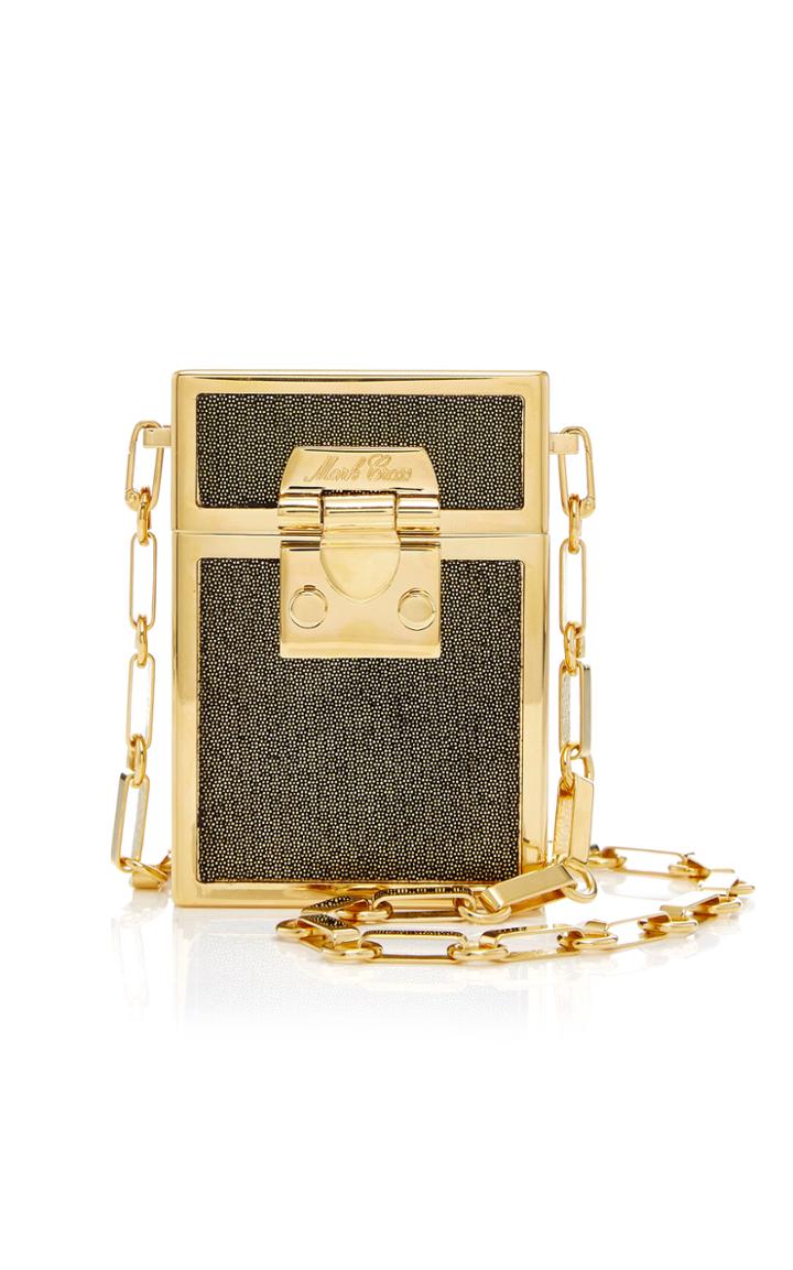 Mark Cross Nicole Metallic Moire Cross Body