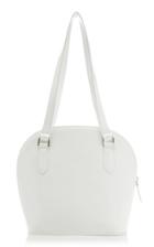 Maryam Nassir Zadeh Pisa White Leather Top Handle Bag