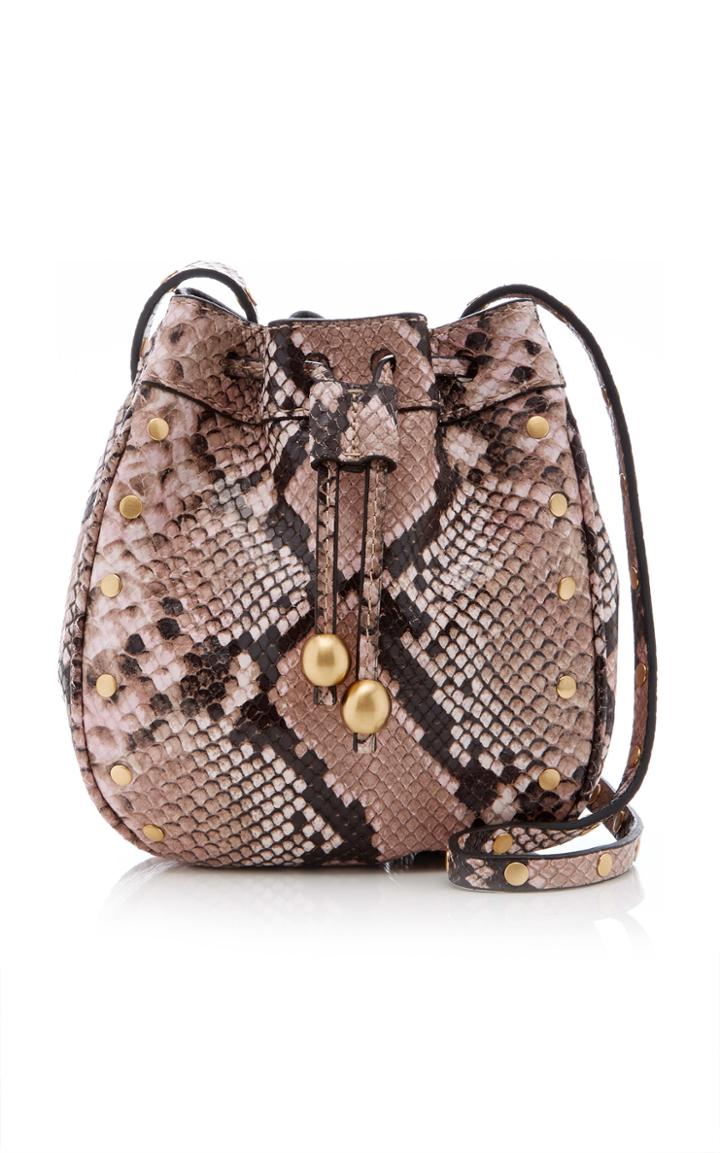Philosophy Di Lorenzo Serafini Python Mini Bucket Bag