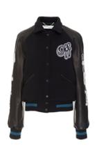 Off-white C/o Virgil Abloh Vintage Wool Varsity Jacket