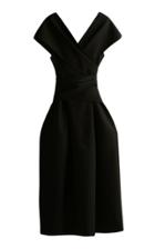 Moda Operandi Gia Studios Wrap-over Cady V-neck Dress
