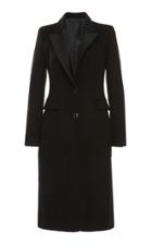Elie Saab Single Breasted Wool Cashmere Coat