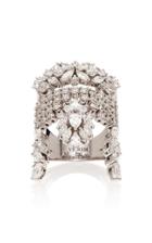 Yeprem Stack Illusion 18k White And Diamond Ring