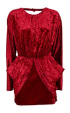 Sara Battaglia Puffed-skirt Mini Dress