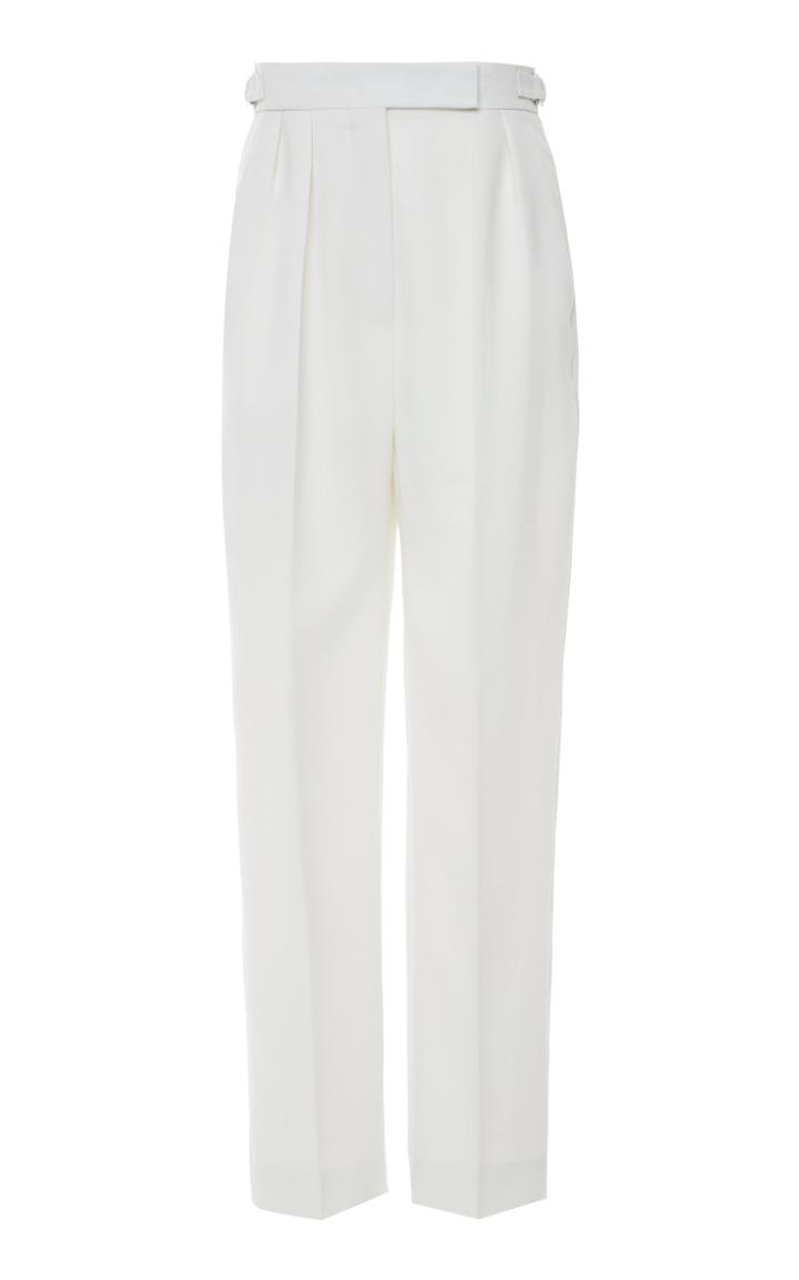 Max Mara Lucas Cotton-twill Tapered Pants