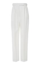 Max Mara Lucas Cotton-twill Tapered Pants