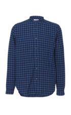 Boglioli Plaid Cotton And Modal-blend Shirt Size: 39
