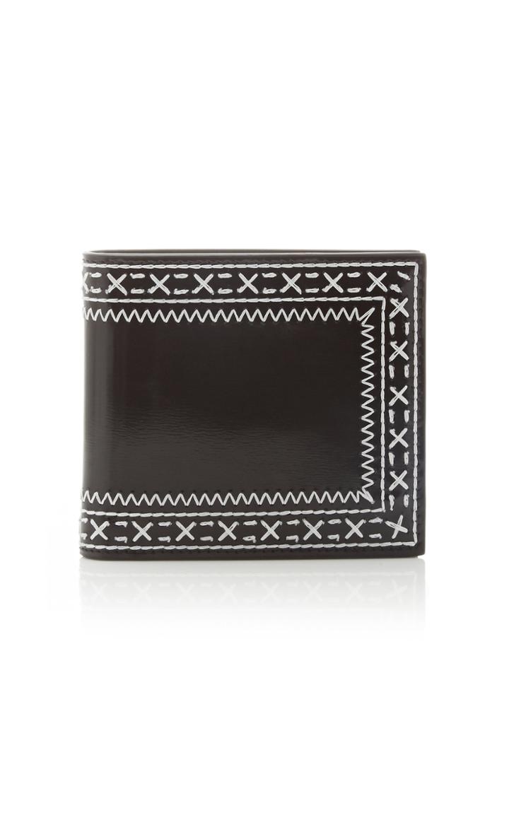 Thom Browne Embroidered Leather Wallet