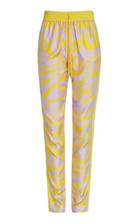 Prabal Gurung High-rise Silk Track Pants
