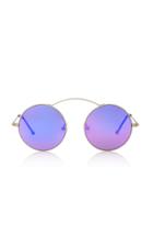 Spektre Met-ro Round-frame Stainless Steel Sunglasses