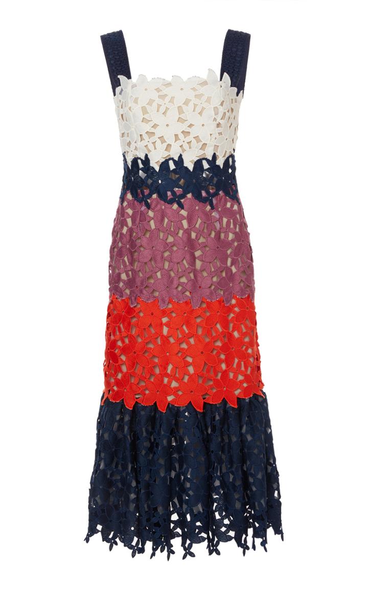 Sea Maiseyy Lace Midi Dress