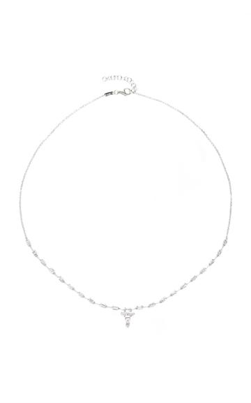 As29 Baguette Dangling Necklace