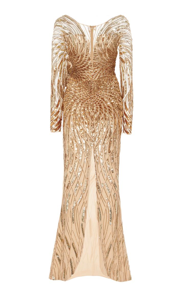 Zuhair Murad Salamanca Sequin-embroidered Organza Gown
