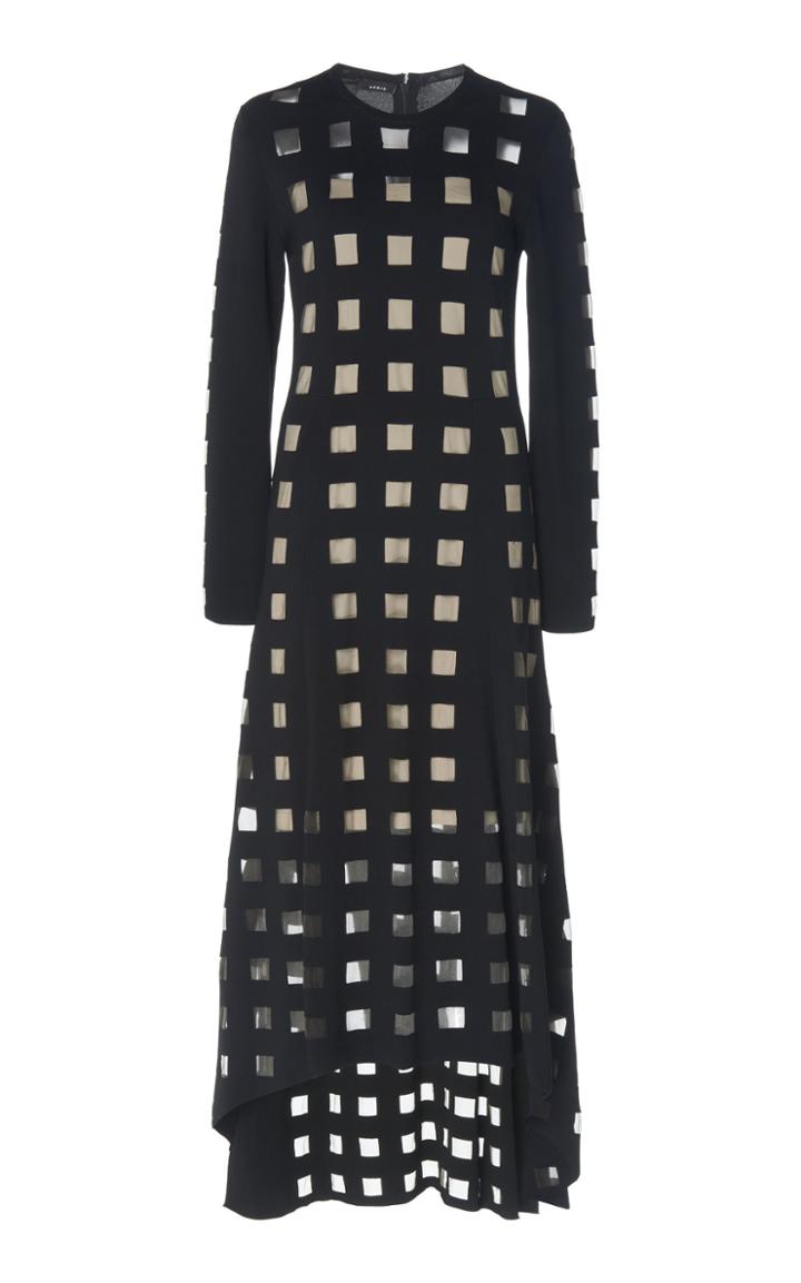 Moda Operandi Akris Square Intarsia Knit Midi Dress Size: 2