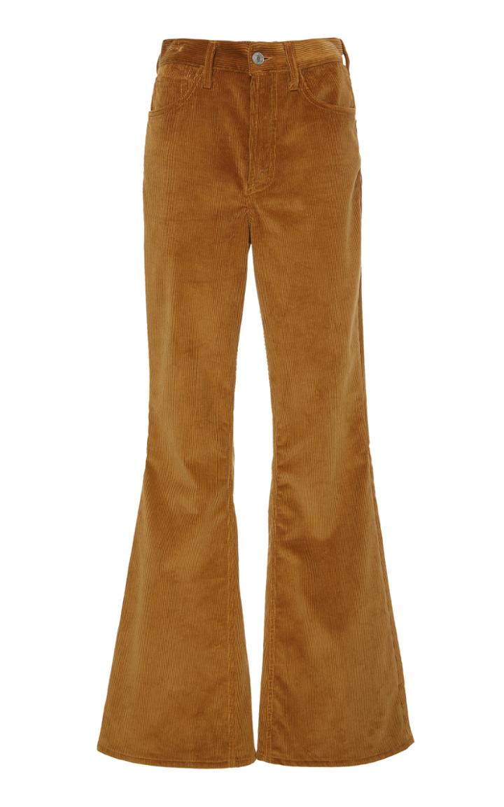Re/done Cotton-corduroy Flared Pants