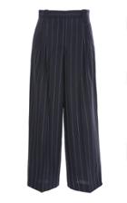 Loewe Wool Striped Pleated Trousers