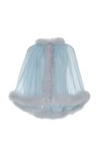 Dolce & Gabbana Sheer Fur-trimmed Cape