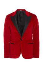 Lanvin Satin-trimmed Velvet Blazer