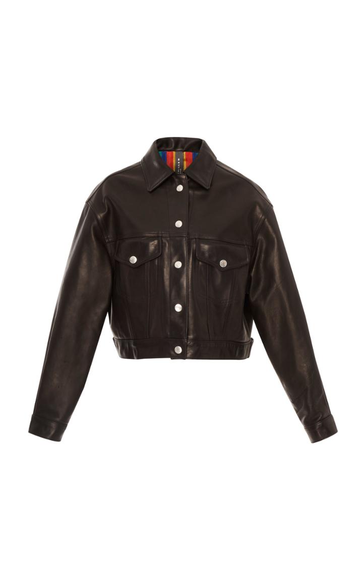 Simon Miller Morgo Boxy Leather Jacket
