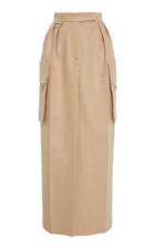 Max Mara Udente Pleated High-waist Skirt