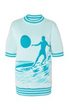 Michael Kors Collection Oversized Cotton Wool Blend Surfer Tee