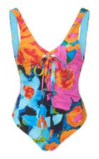 Mara Hoffman Desa Lace-up One Piece Swimsuit
