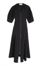 Mara Hoffman Sophie Zip-detailed Denim Midi Dress
