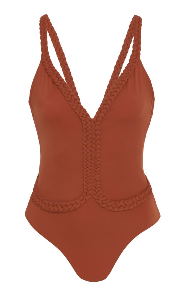 Moda Operandi Johanna Ortiz Cape Code Braided Swimsuit Size: Xs