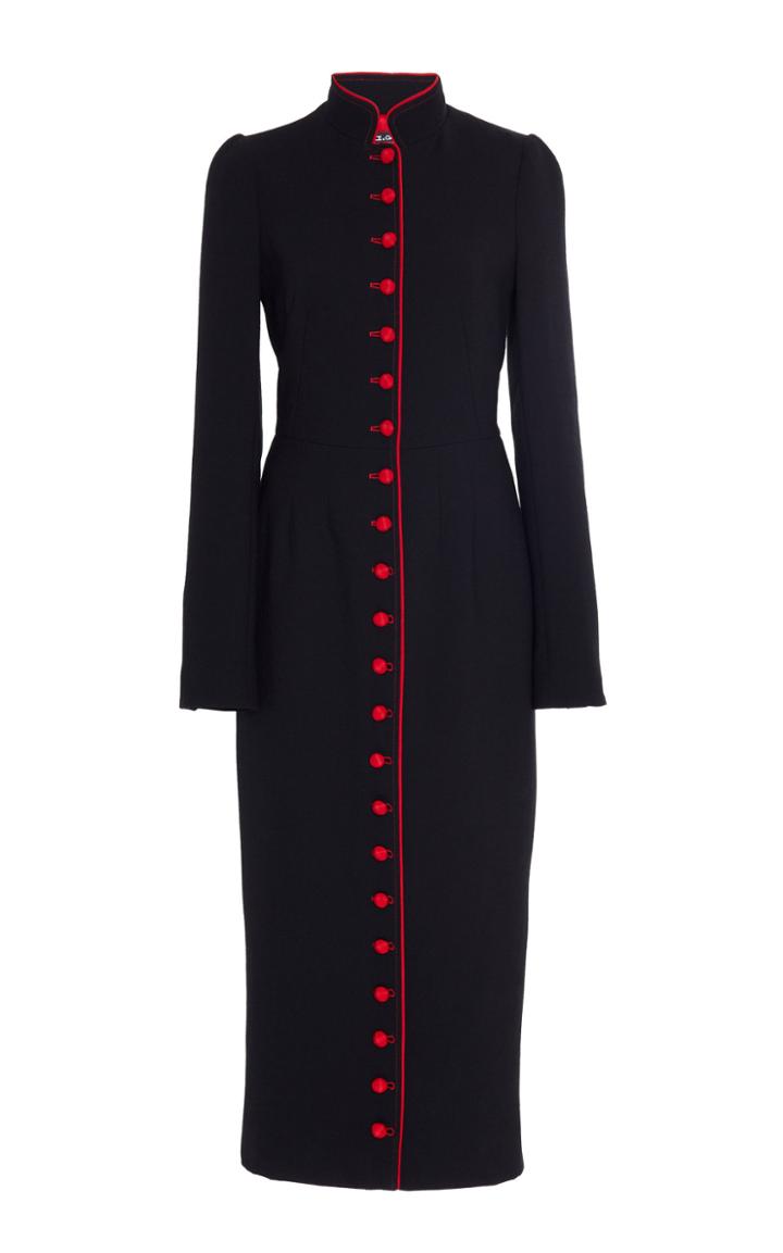 Dolce & Gabbana Mandarin Collared Coat