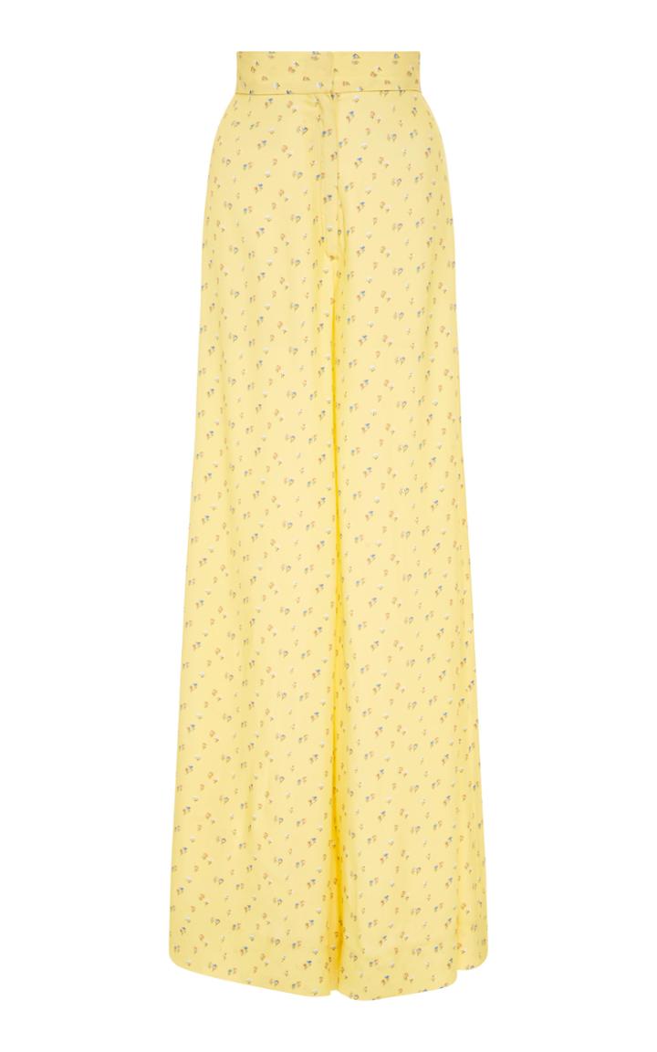 Jill Stuart Jodie Floral Wide Legged Pant