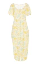 Cult Gaia Charlotte Linen And Cotton-blend Dress