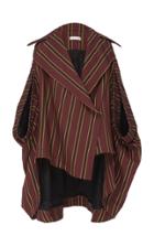 Palmer/harding Palmer//harding Stripe Crest Poncho Coat