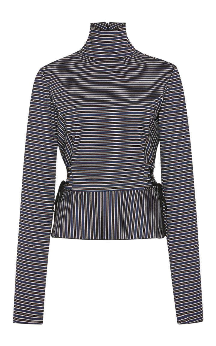 Tome Turtleneck Peplum Top