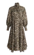 Moda Operandi Christopher Kane Ocelot High Neck Dress