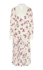 Alessandra Rich Floral Pleated Dress