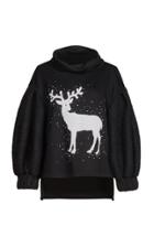 Yanina Demi Couture Reindeer Wool Sweater