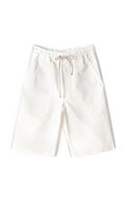 Moda Operandi Nanushka Hadi Drawstring Denim Knee-length Shorts