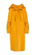 Alberta Ferretti Hooded Bow Tie Coat