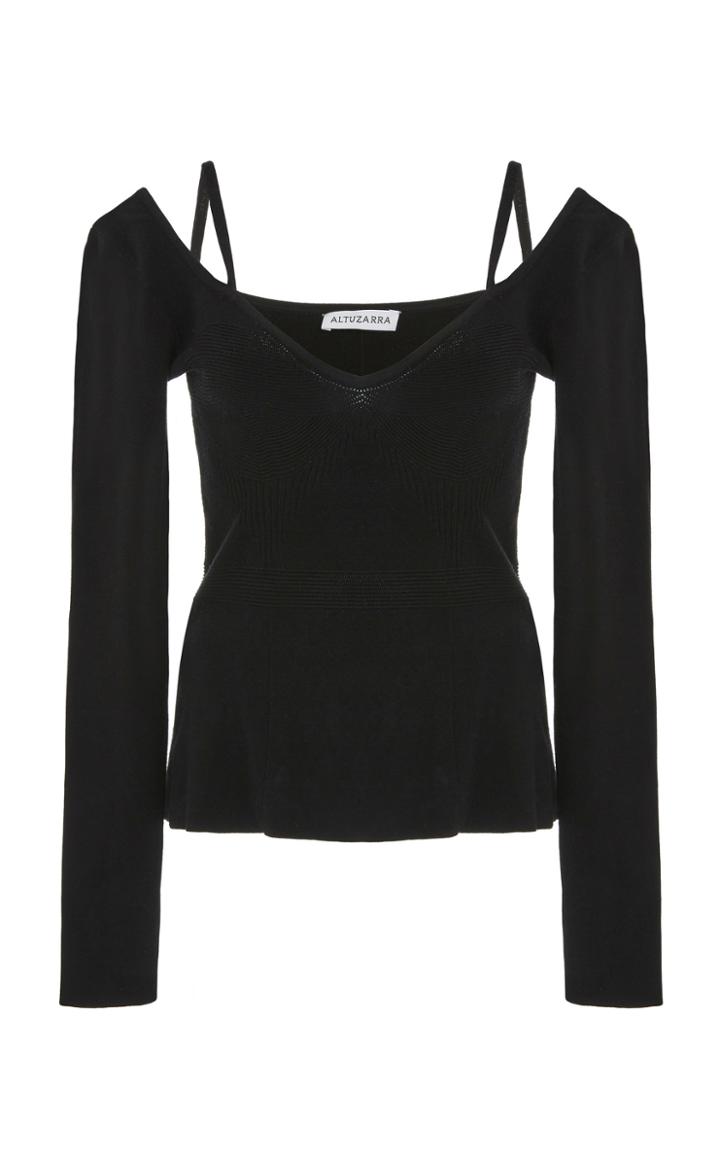 Altuzarra Berrima Cold Shoulder Top