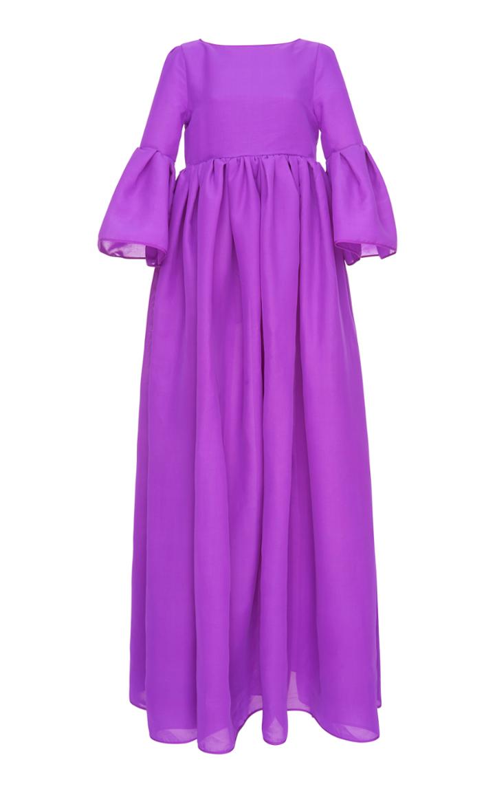 Rochas Gown With Volume On The Sleeves