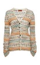 Missoni Crochet-knit Wool-blend Cardigan