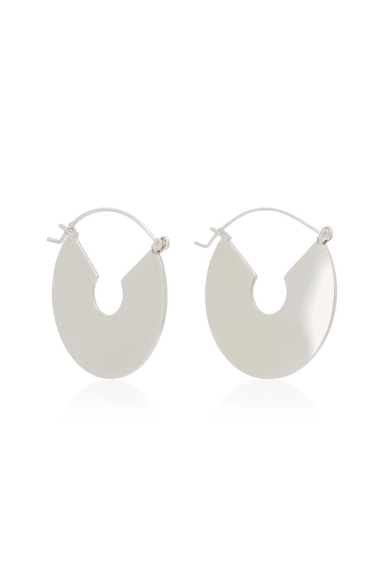 Fallon Silver-tone Hoop Earrings