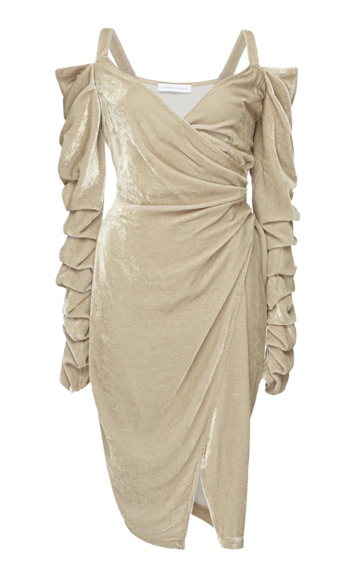 Eleanor Balfour Anja Ruched Sleeve Dress