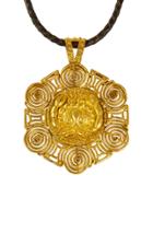 Mahnaz Collection Vintage 18k Gold Cancer Zodiac Pendant